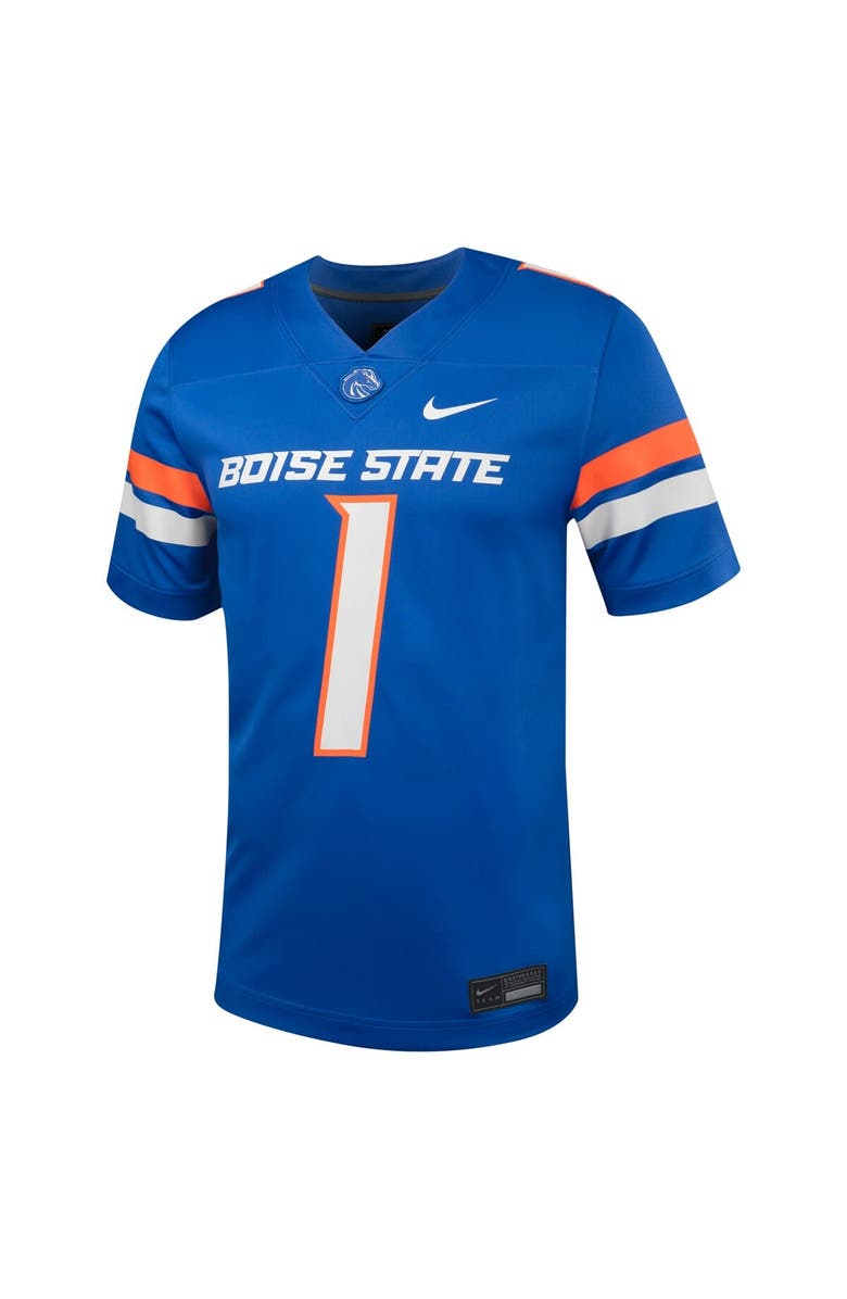 Nike Men's Nike #1 Royal Boise State Broncos Untouchable Football Jersey, Alternate, color, Royal