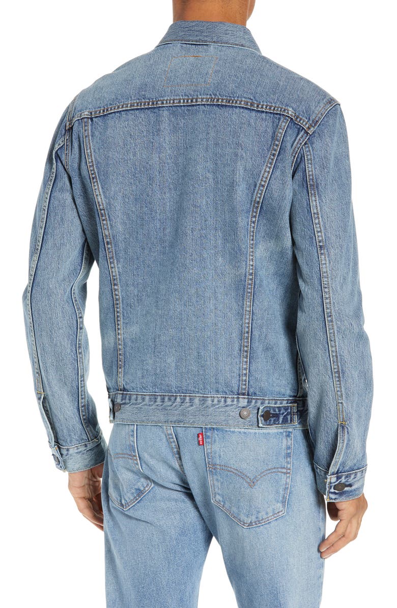 Levi's<sup>®</sup> Denim Trucker Jacket, Alternate, color,