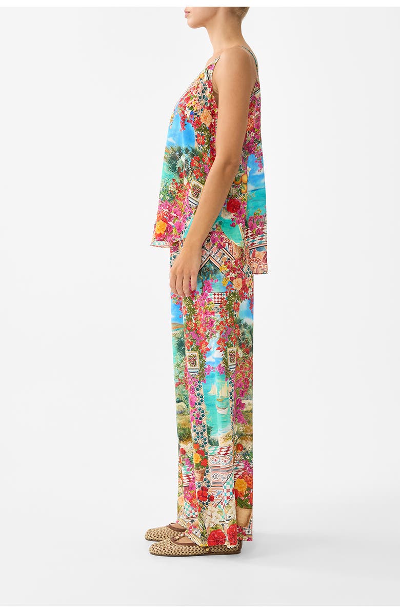 Camilla V Neck Cami, Alternate, color, Meet Me In Mallorca