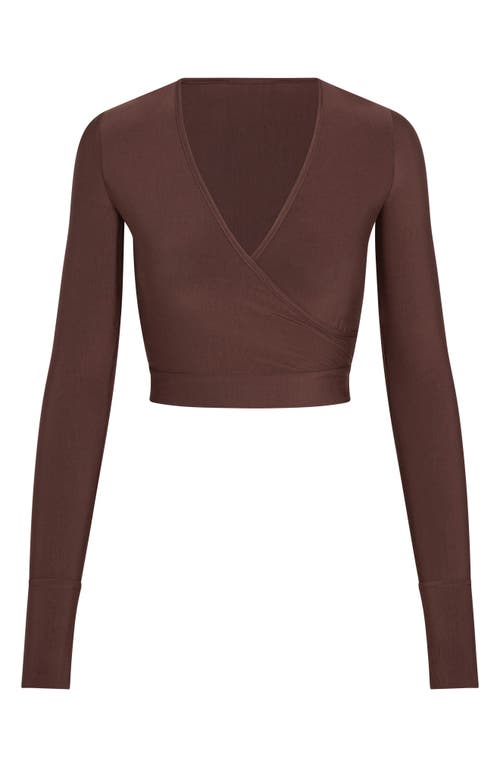 Commando Butter Wrap Top In Mink