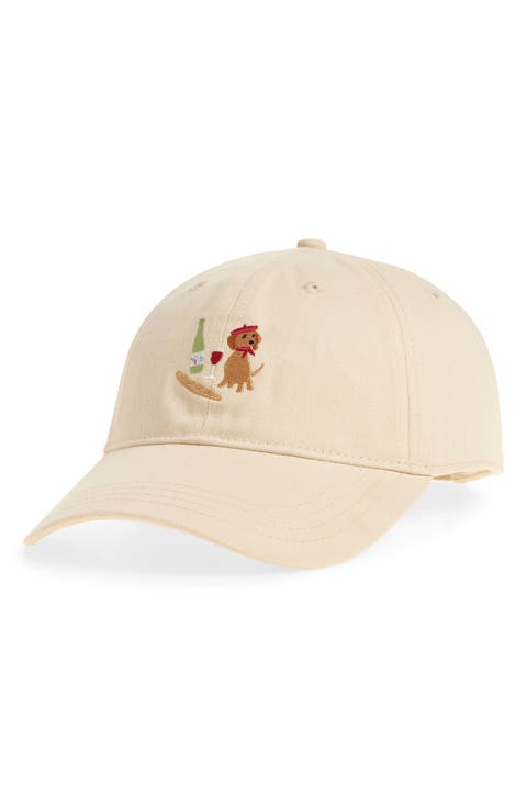 Dog Dinner Cotton Canvas Baseball Cap