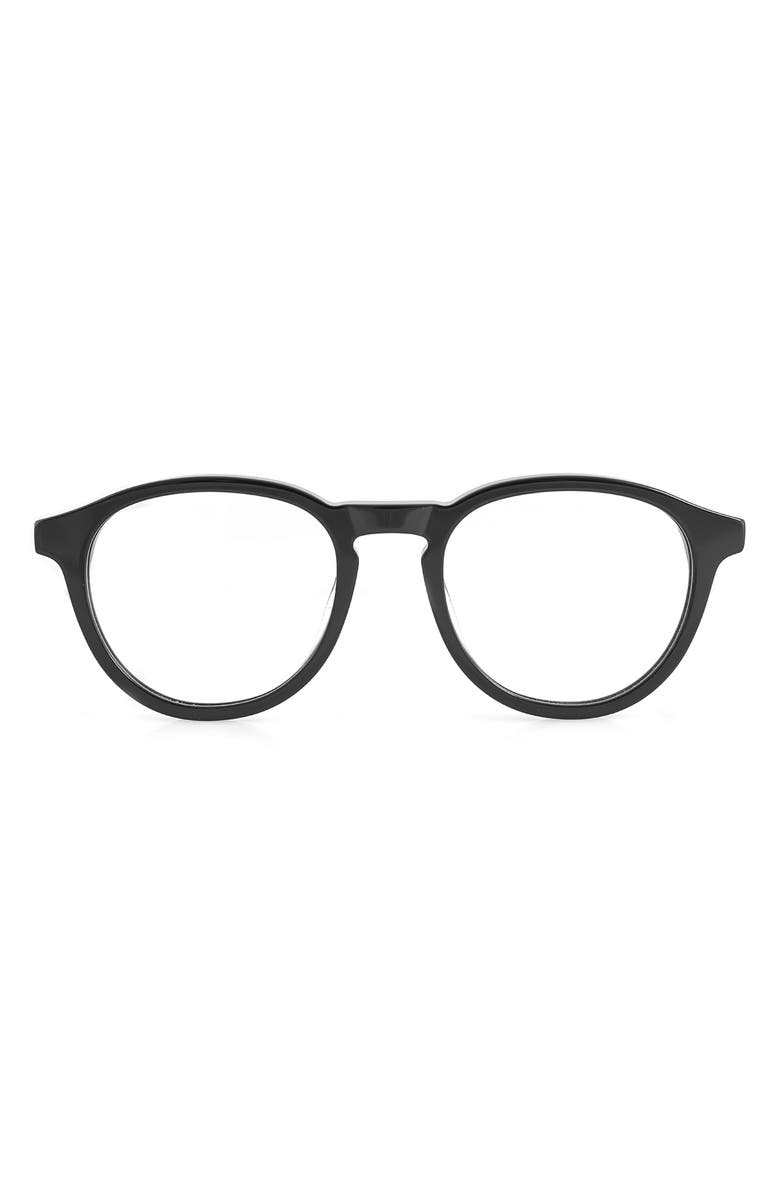 AQS Albie 50mm Round Optical Frames, Main, color, Black