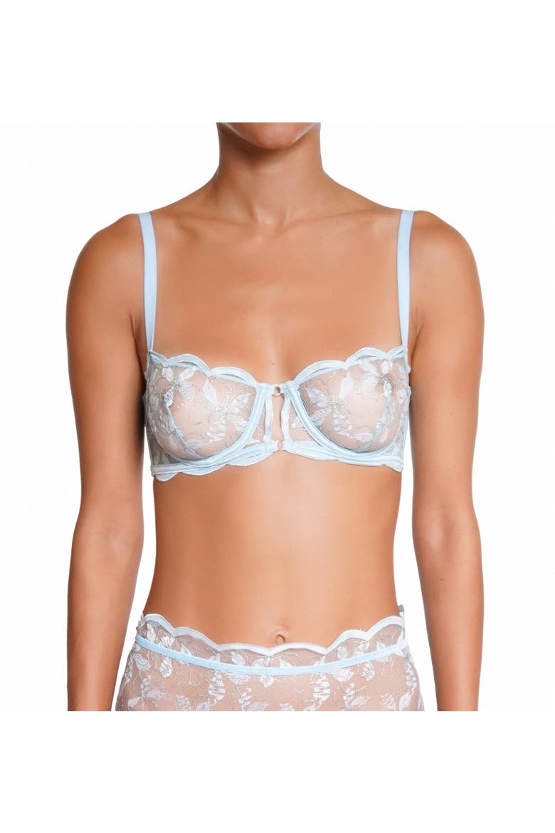Lettre d'Amour Underwire Bra, Alternate, color, Sky