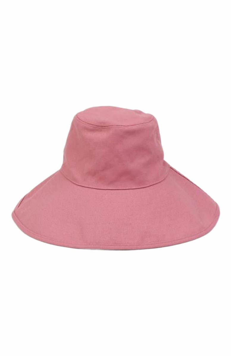 Hat Attack Livvy Canvas Sunhat, Main, color, Pink