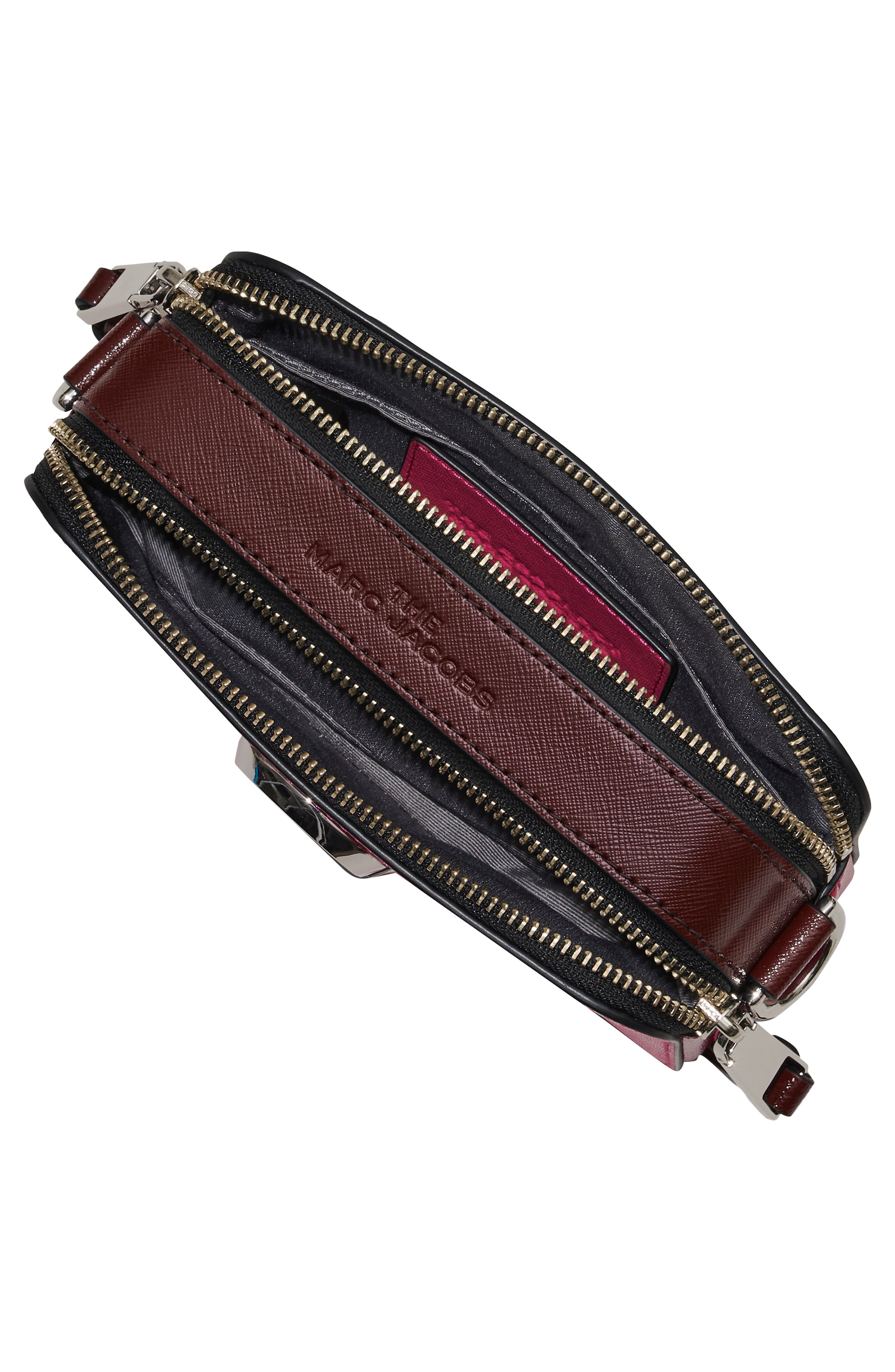 The Studded Snapshot Shoulder Bag, Alternate, color, MAGENTA MULTI