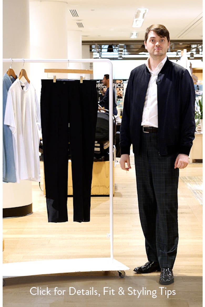 Flat Front Tropical Weight Wool Dress Pants video