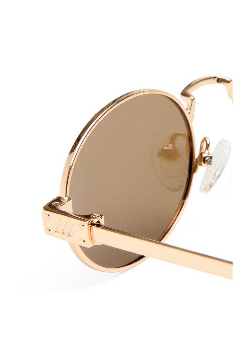 Poseidon Deux Oval Polarized Sunglasses, Alternate, color, GOLD