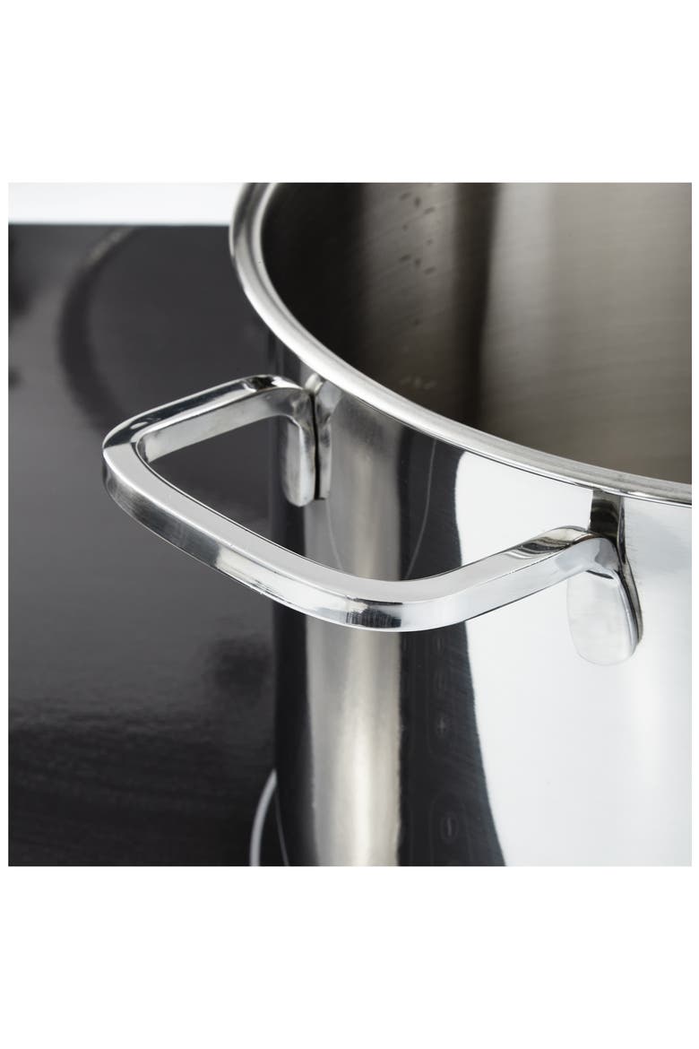Dina Helix 10.6-Quart Stockpot, Alternate, color, SILVER