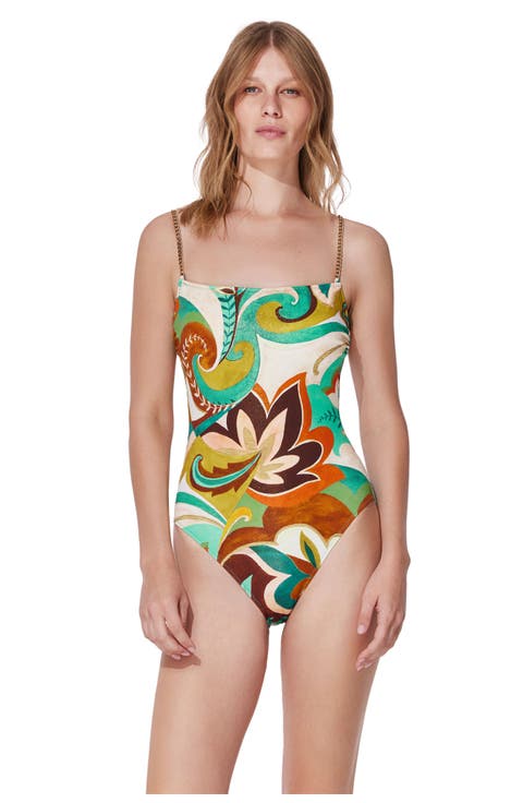 Porto Round Neck Chain Straps One Piece