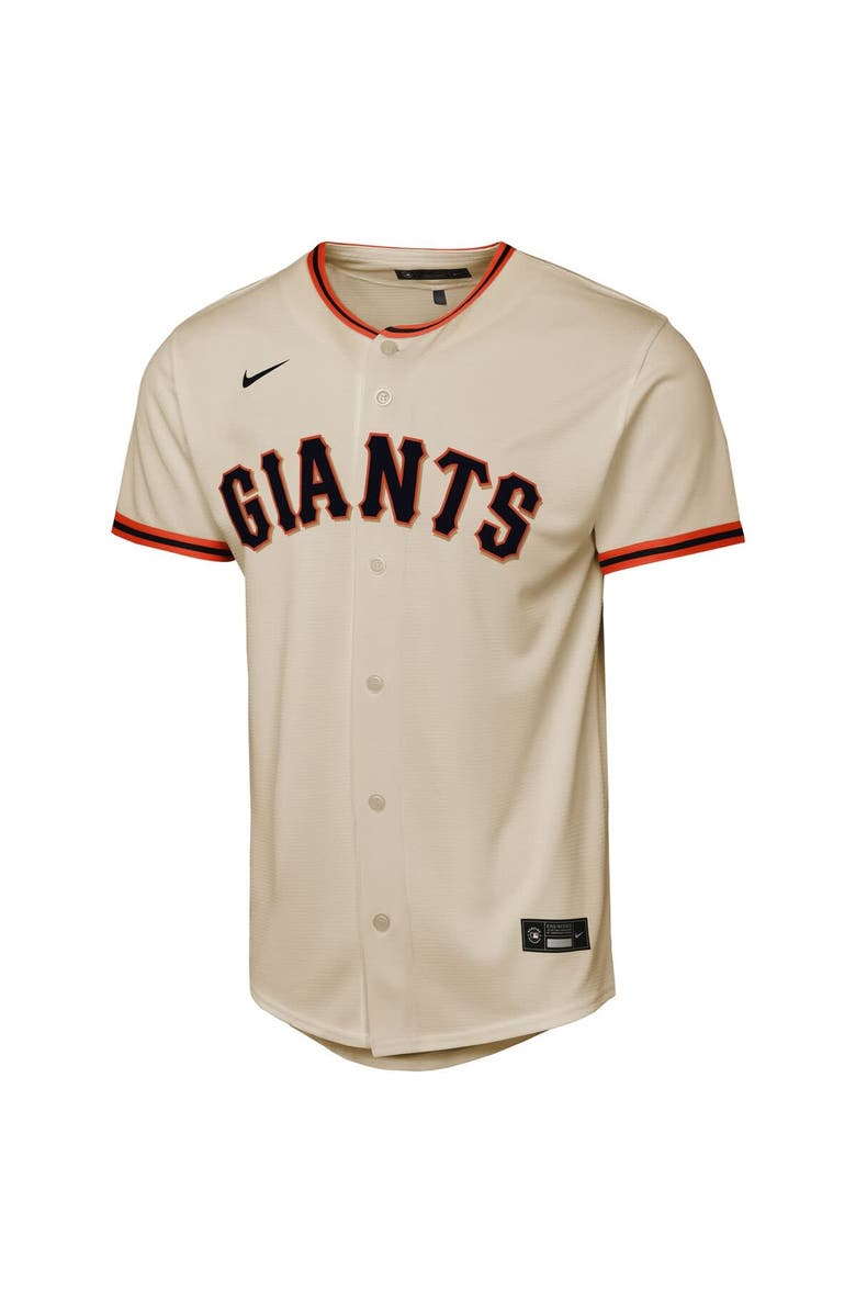 Nike Youth Nike Cream San Francisco Giants Home Replica Jersey, Alternate, color, Cream