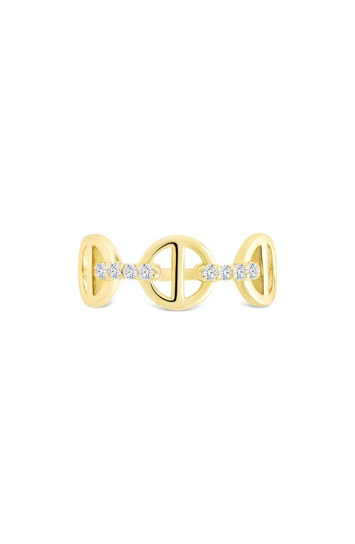 Sterling Forever Felicia Cubic Zirconia Chain Ring