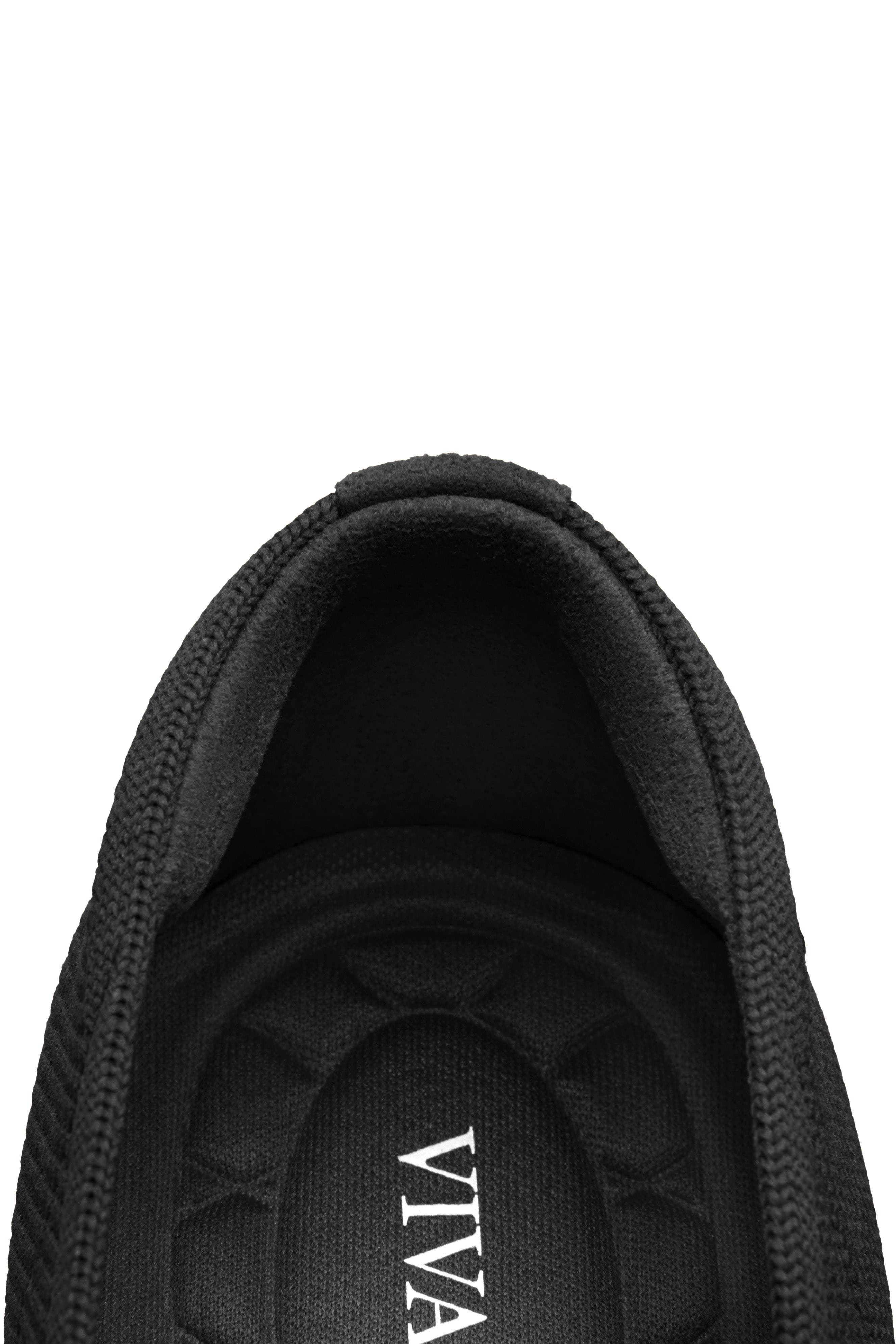 VIVAIA Square-Toe Margot V-Cut Flats, Alternate, color, Black