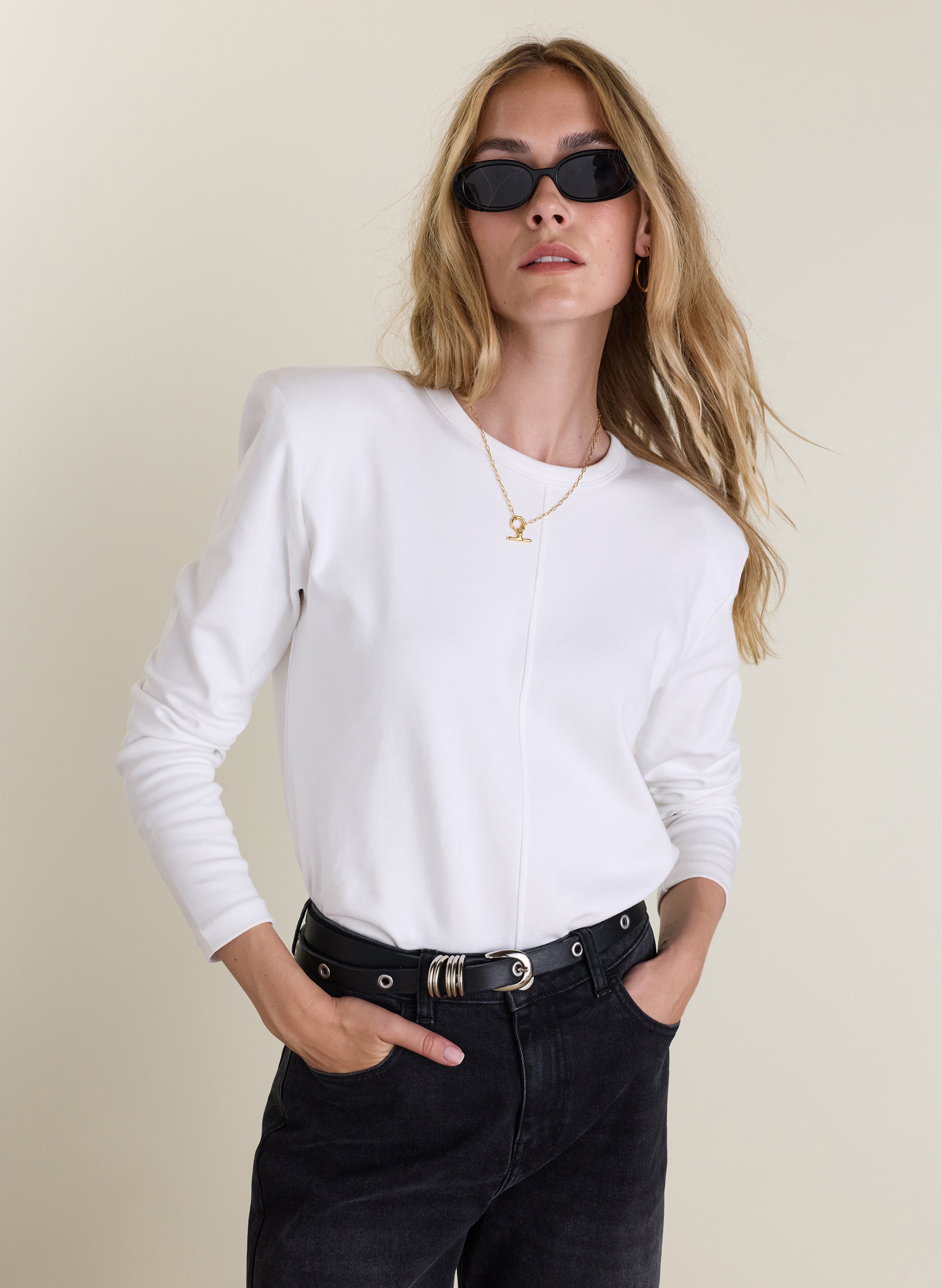 Baukjen Alexa Strong Shoulder Top (Women) | Nordstrom