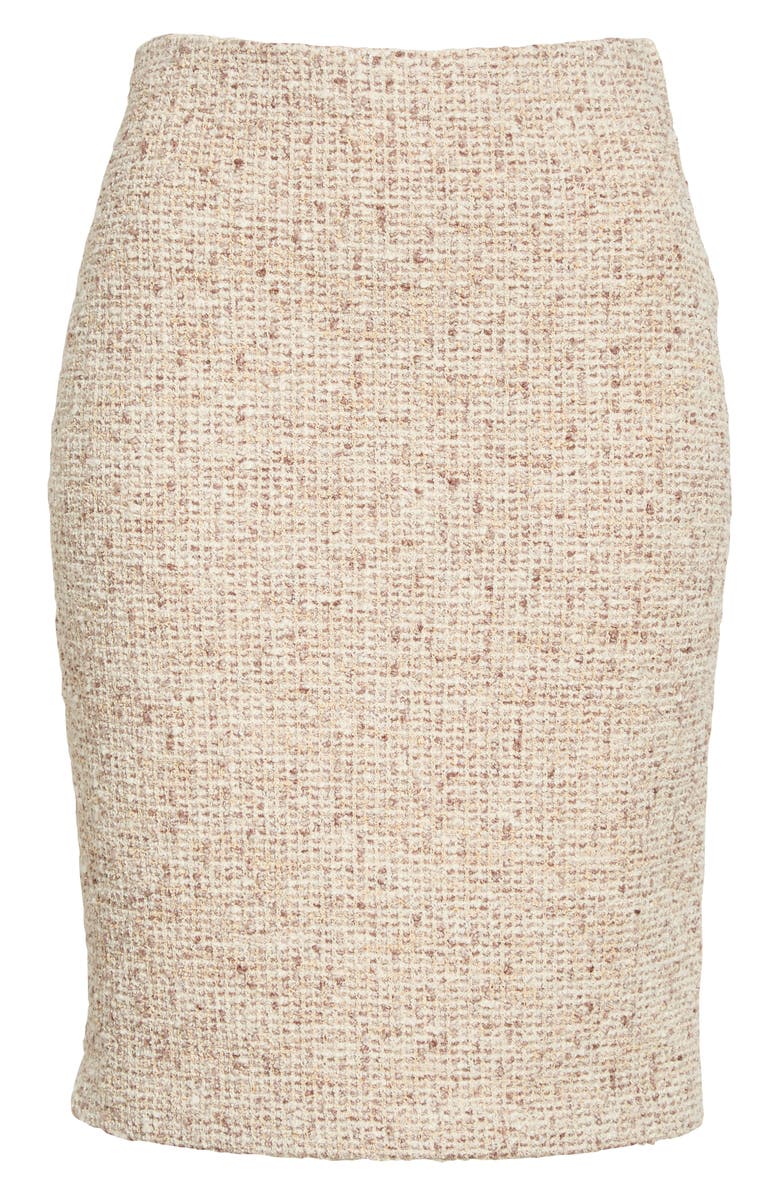 ST. JOHN Bouclé Knit Skirt, Alternate, color,