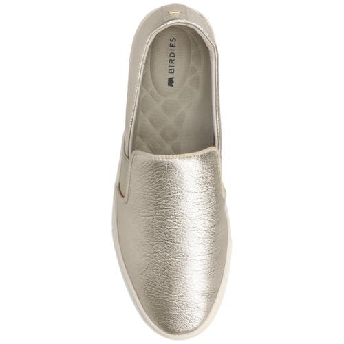 Birdies The Swift Sneakers Leather Side In Silver