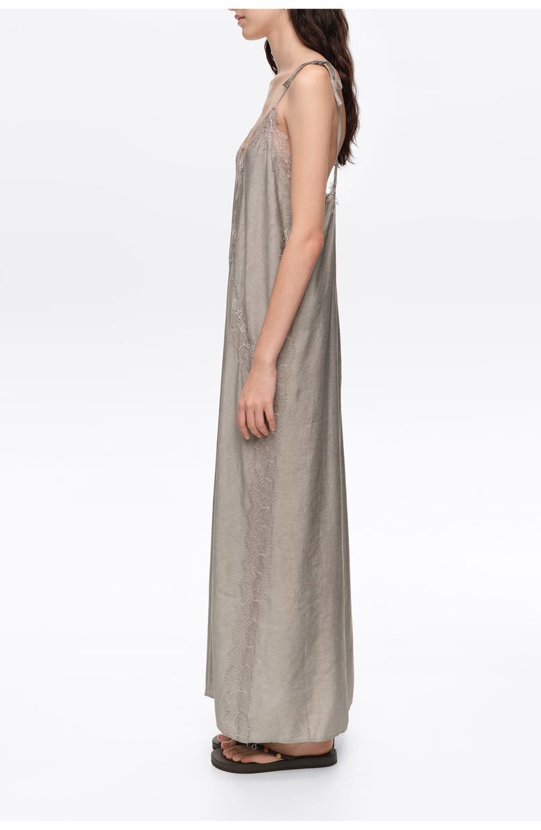 Bimba y Lola Fluid Dress, Alternate, color, Silver