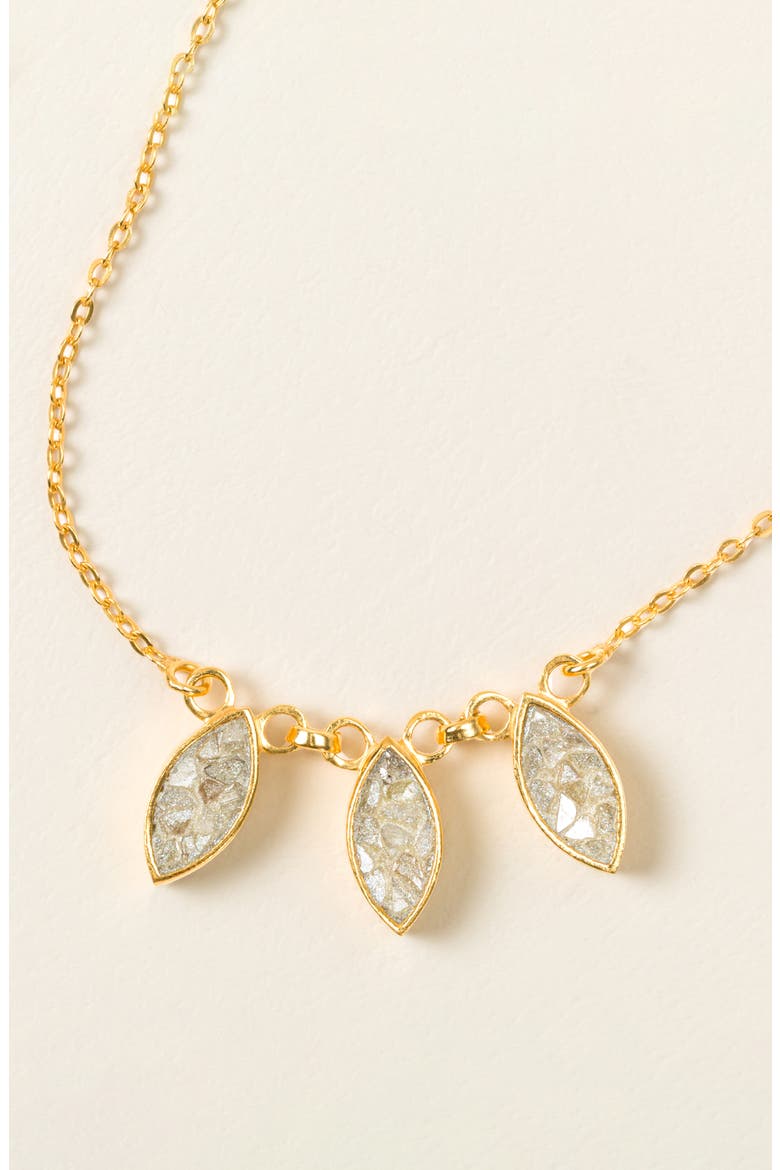 Sliced Raw Diamond Trio Necklace by Mila Omi Inc., Main, color, Multi