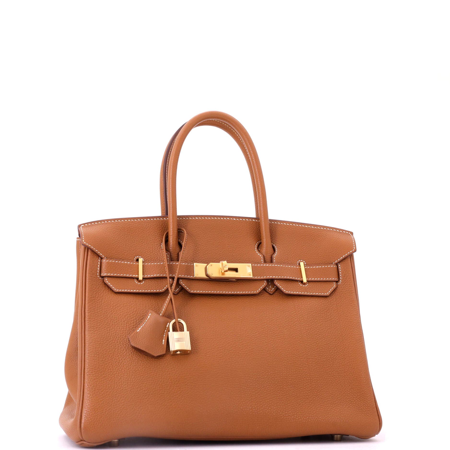 Birkin Handbag Brown Togo with Gold Hardware 30, Alternate, color, Metallic Gold