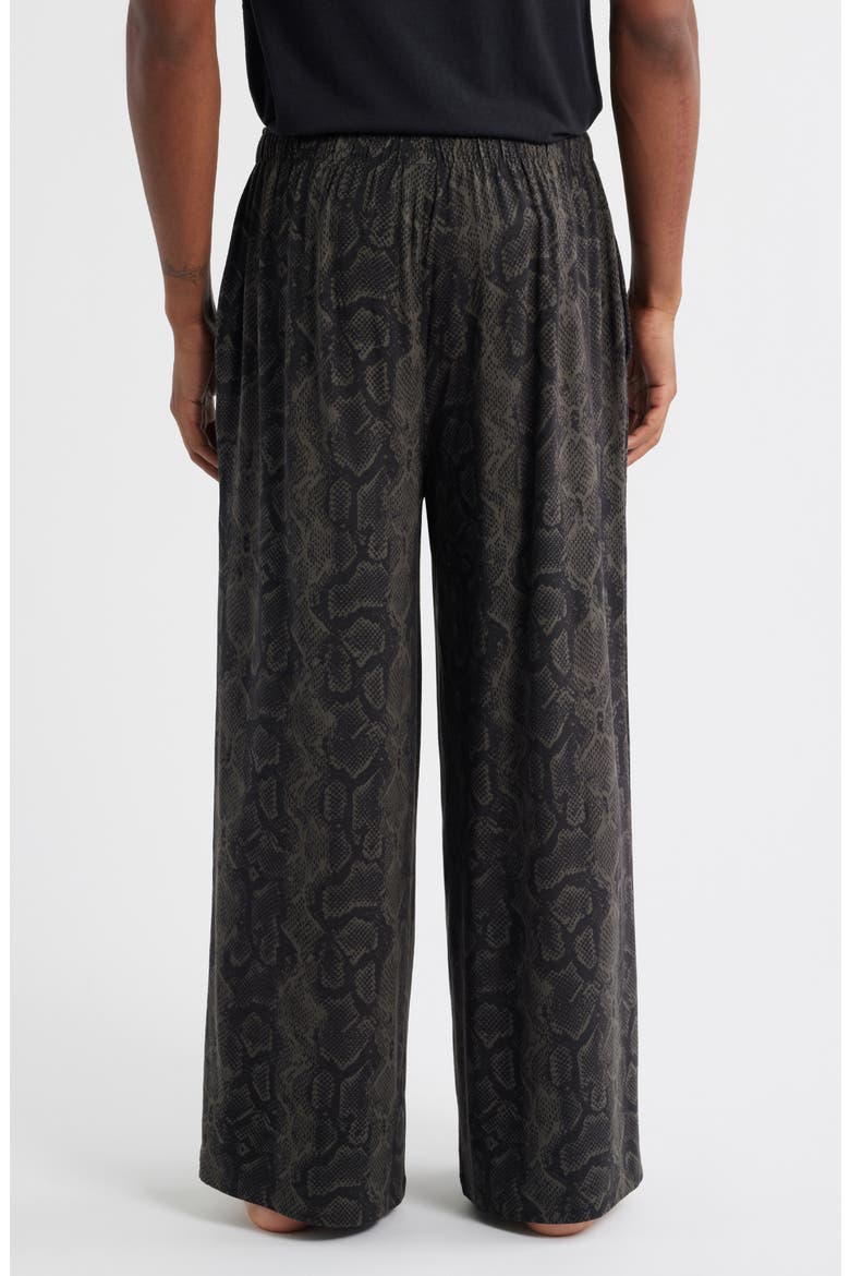 Wide Leg Pajama Pants, Alternate, color, BLACK CAVIAR BOA BADDIE PRINT