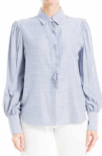 MAX STUDIO Ruffle Long Sleeve Top | Nordstromrack MAX STUDIO Ruffle Long Sleeve Top | Nordstromrack
