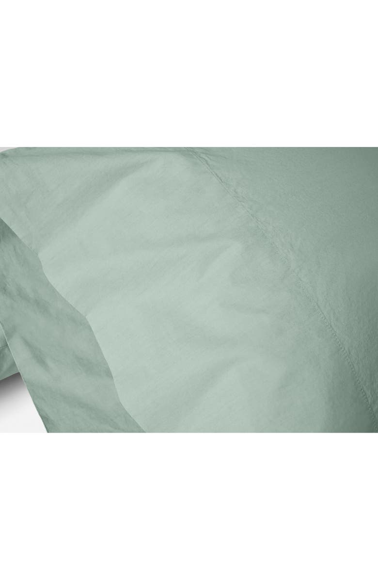 Coyuchi Refined Organic Cotton Pillow Sham, Alternate, color, Seafoam