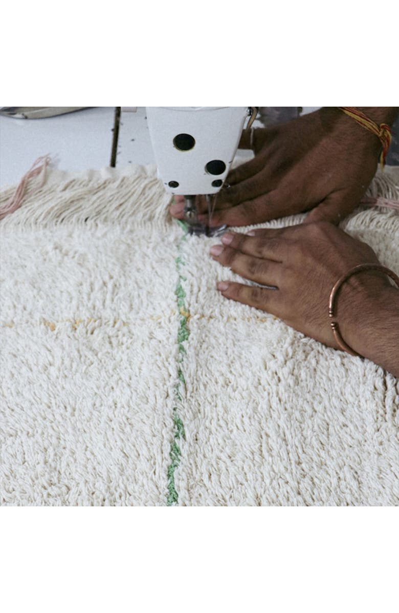 Lorena Canals Washable Rug Color Lines, Alternate, color, Natural