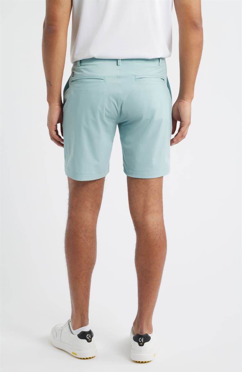 Swannies Bunker Flat Front Stretch Golf Shorts, Alternate, color, Surf