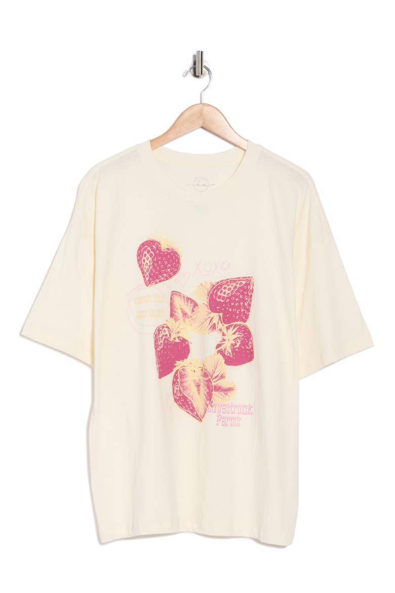 Lovestruck Farms Cotton Graphic T-Shirt, Main, color, MARSHMALLOW