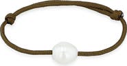 Zoë Chicco Paracord Cultured Pearl Bracelet