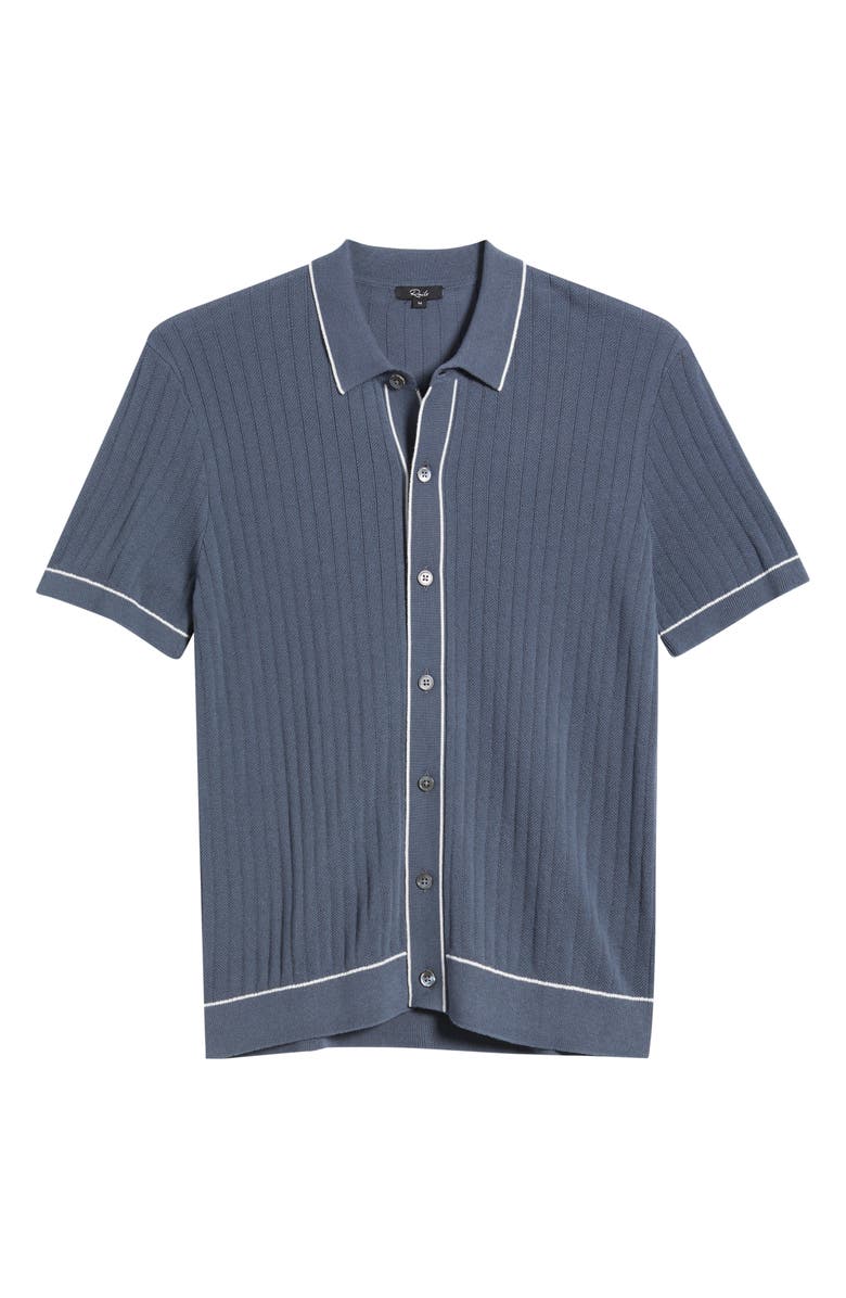 Rails Vernon Knit Short Sleeve Button-Up Shirt, Alternate, color,