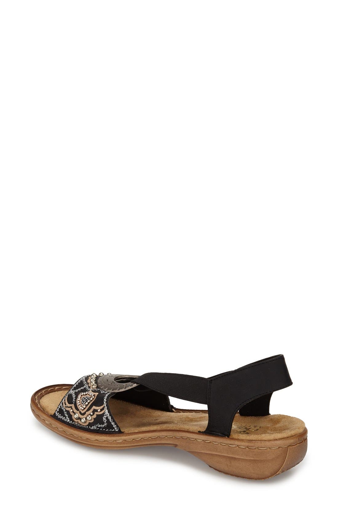 Rieker Antistress 'Regina' Sandal, Alternate, color, 