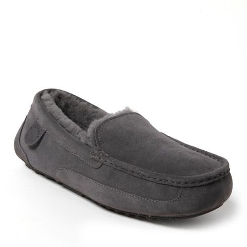 Fireside Melbourne Genuine Shearling Moccasin Slipper