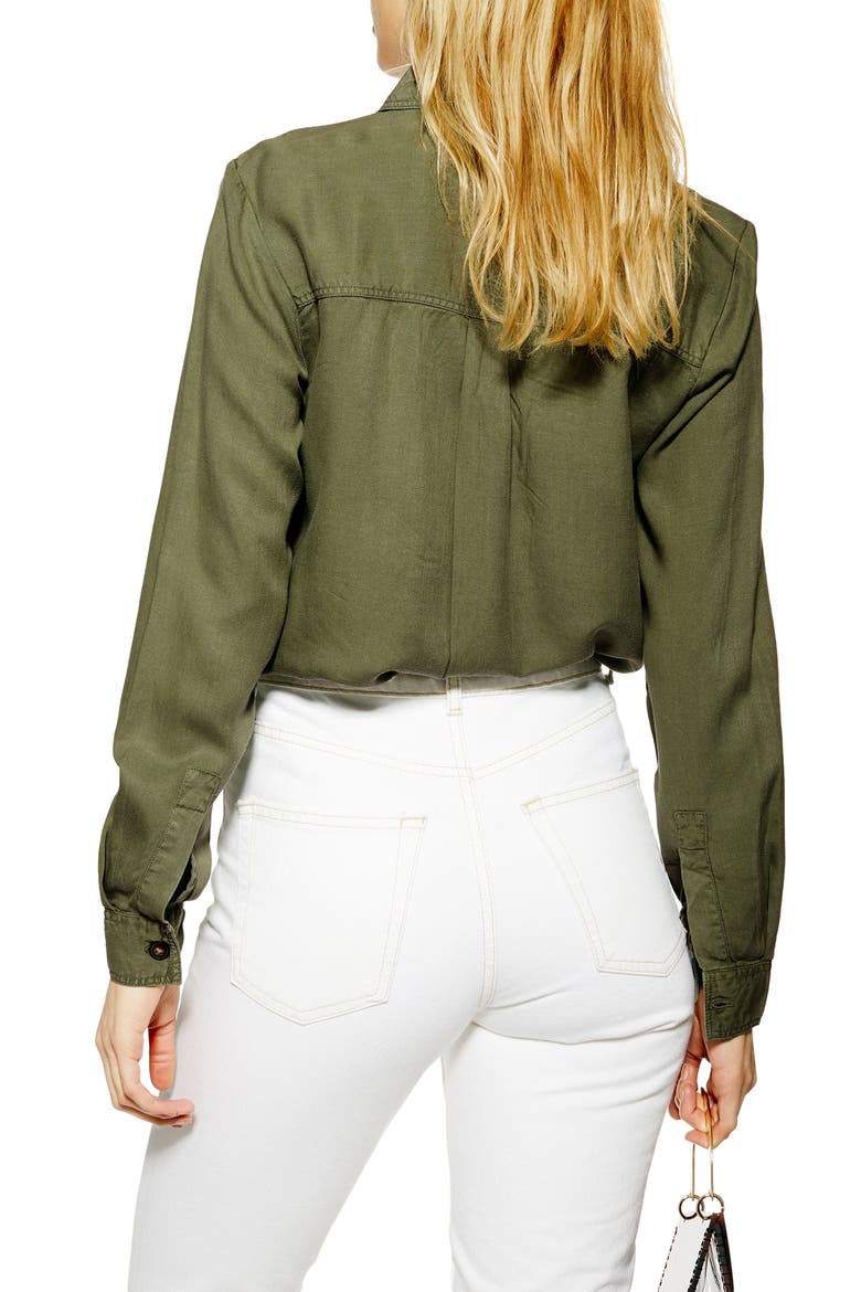 Kate Utility Shirt, Alternate, color, OLIVE