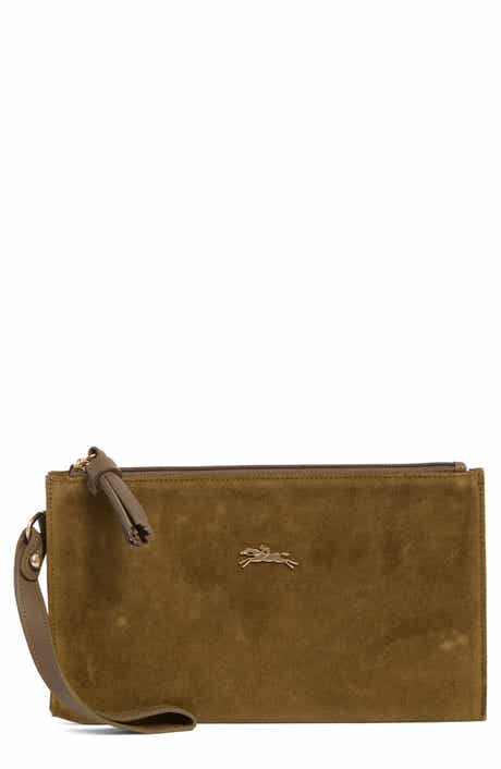 Longchamp Suede Wristlet