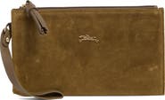 Longchamp Suede Wristlet