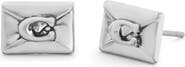 COACH Envelope Stud Earrings