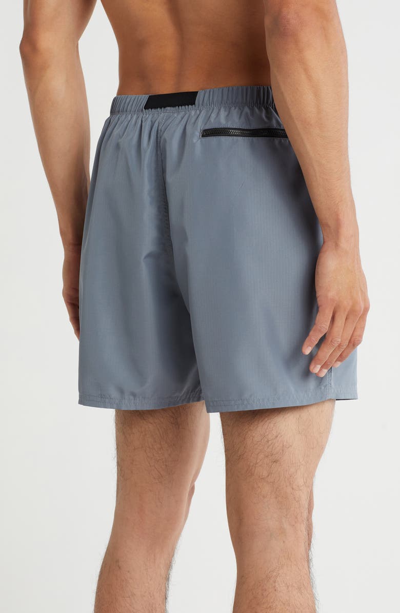 Nike 5-Inch Cargo Swim Trunks, Alternate, color, Cool Grey