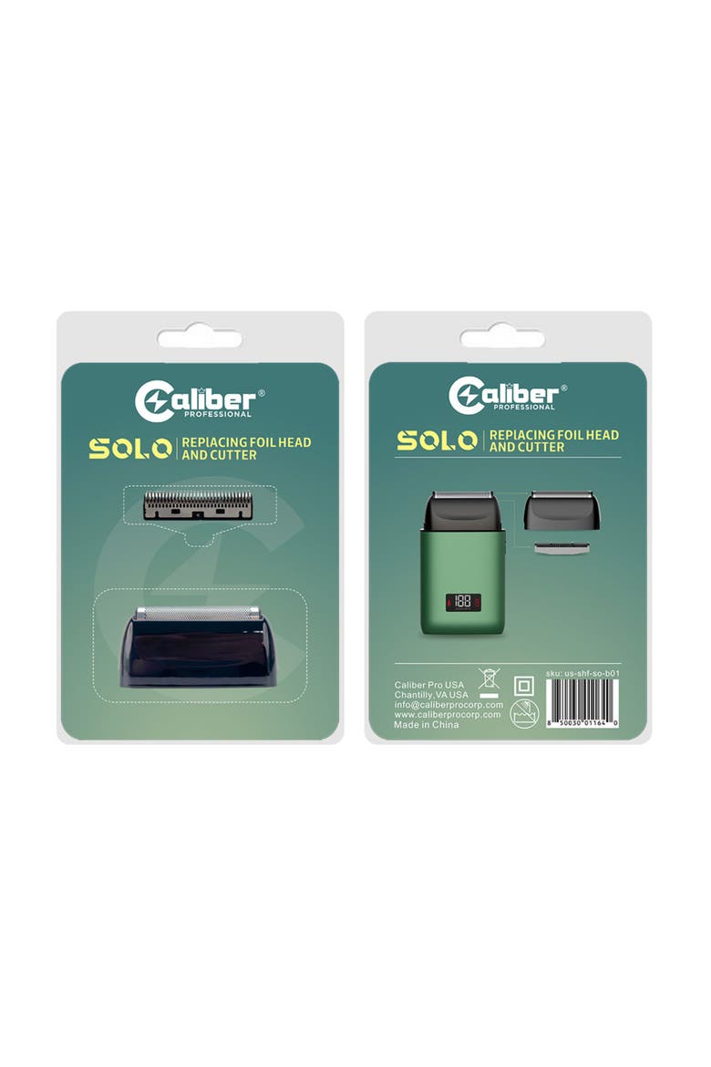 Solo Professional Replacement Foil Blades, Main, color, Black