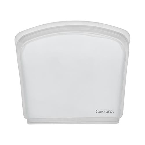 Cuisipro Pack-it Silicone Reusable Storage Bag, 800ml/27oz In Transparent