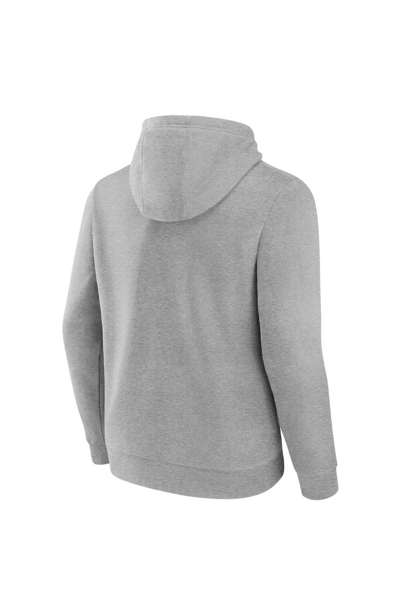 FANATICS Men's Fanatics Branded Heathered Gray Los Angeles Rams Super Bowl LVI Champions Locker Room Trophy Collection Fitted Pullover Hoodie, Alternate, color, 