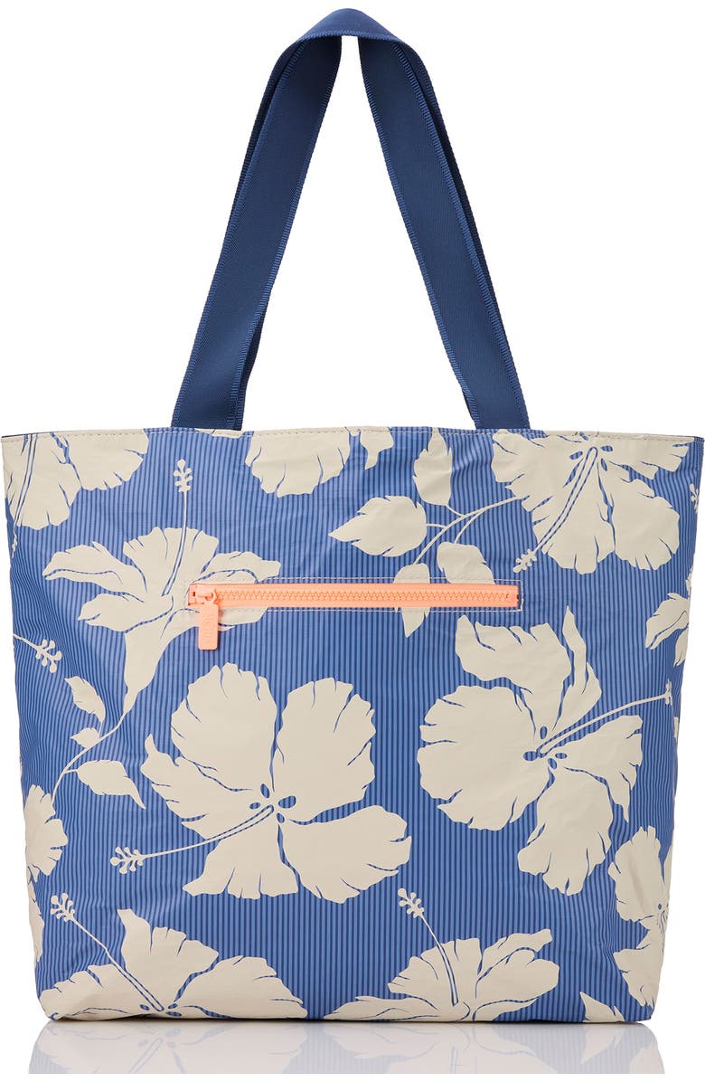 Aloha Collection Day Tripper Salina Tiny Stripe Water Resistant Tyvek<sup>®</sup> Tote, Alternate, color, Navy
