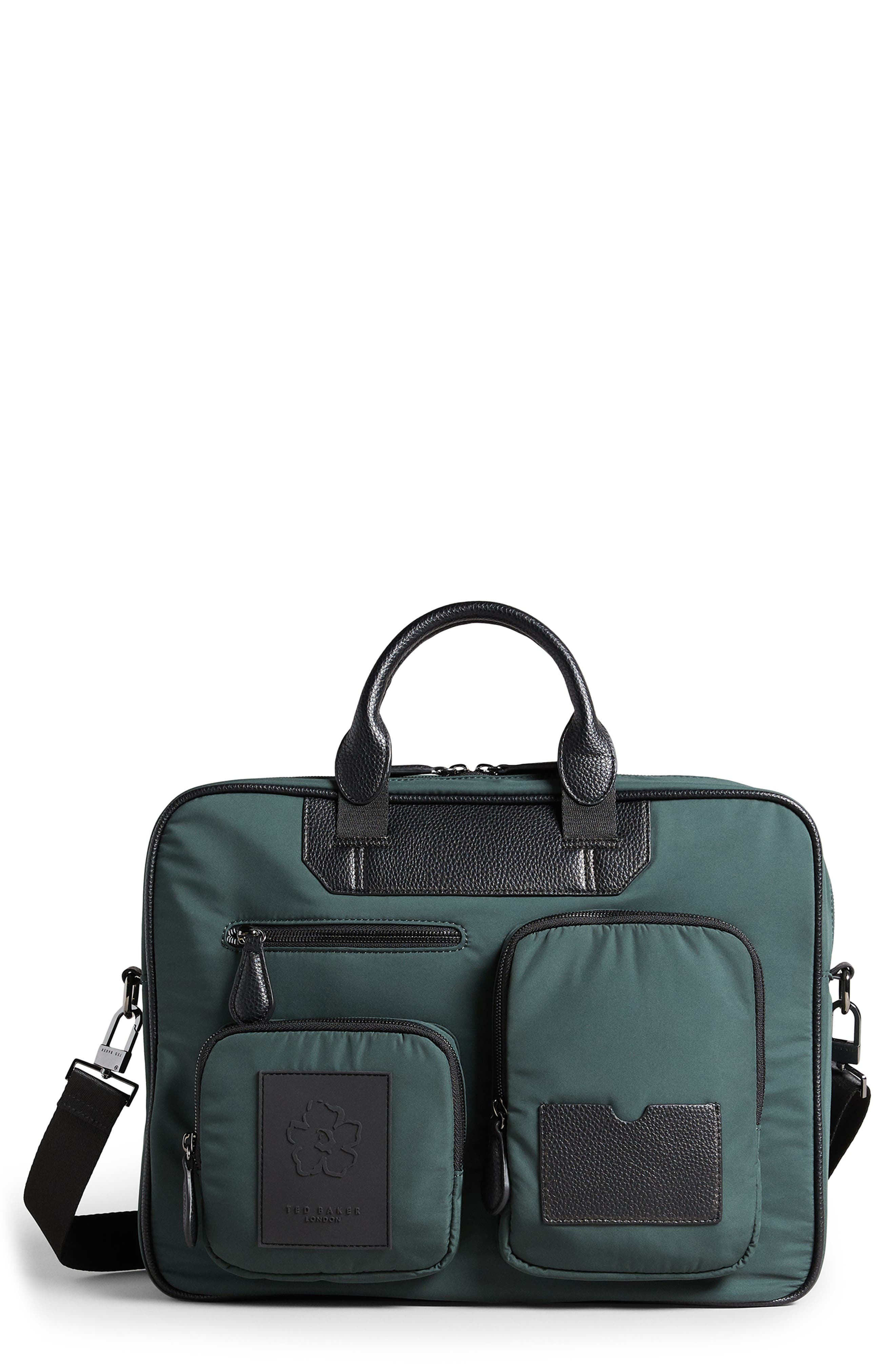 Mover Modular Document Bag, Main, color, DARK GREEN