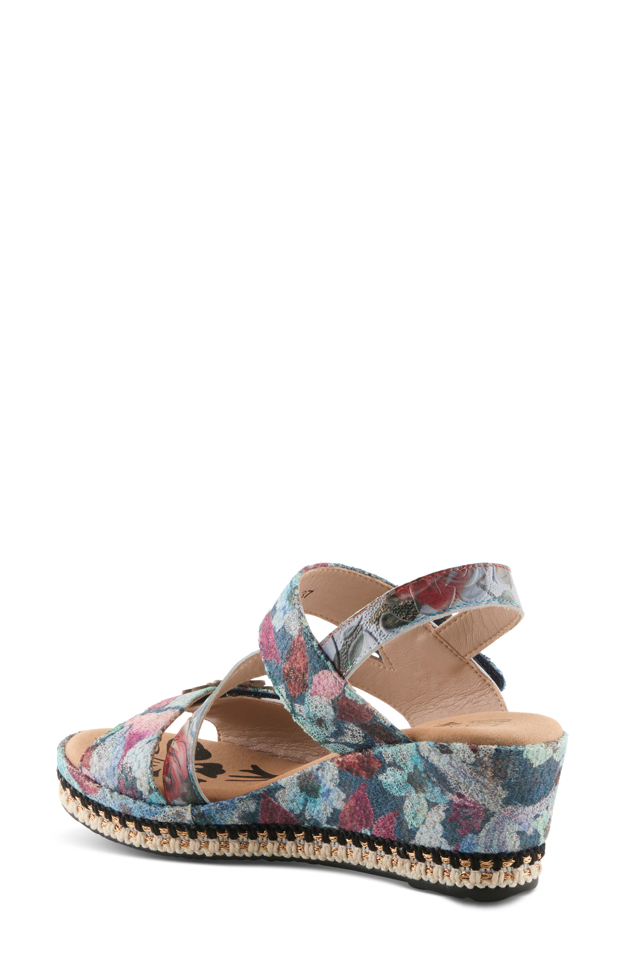 L'Artiste by Spring Step Blissful Platform Wedge Sandal, Alternate, color, 