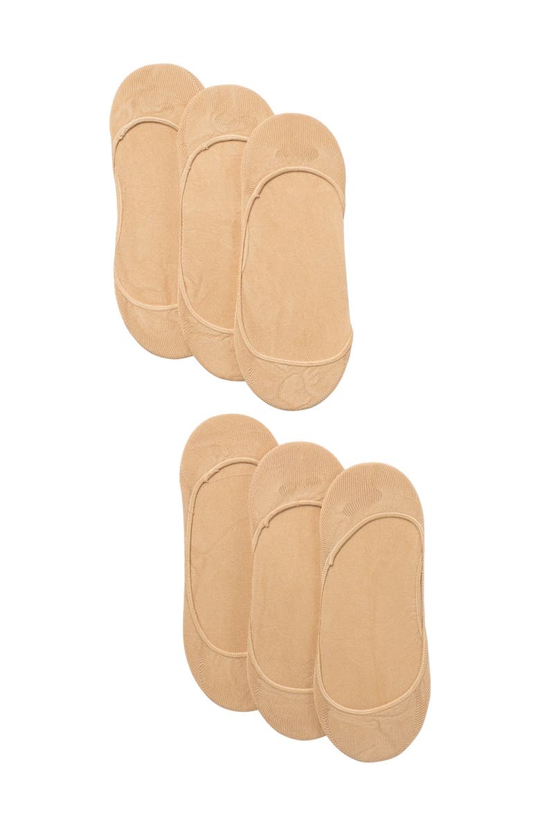 Christian Siriano No Show Socks - Pack of 6, Main, color, 