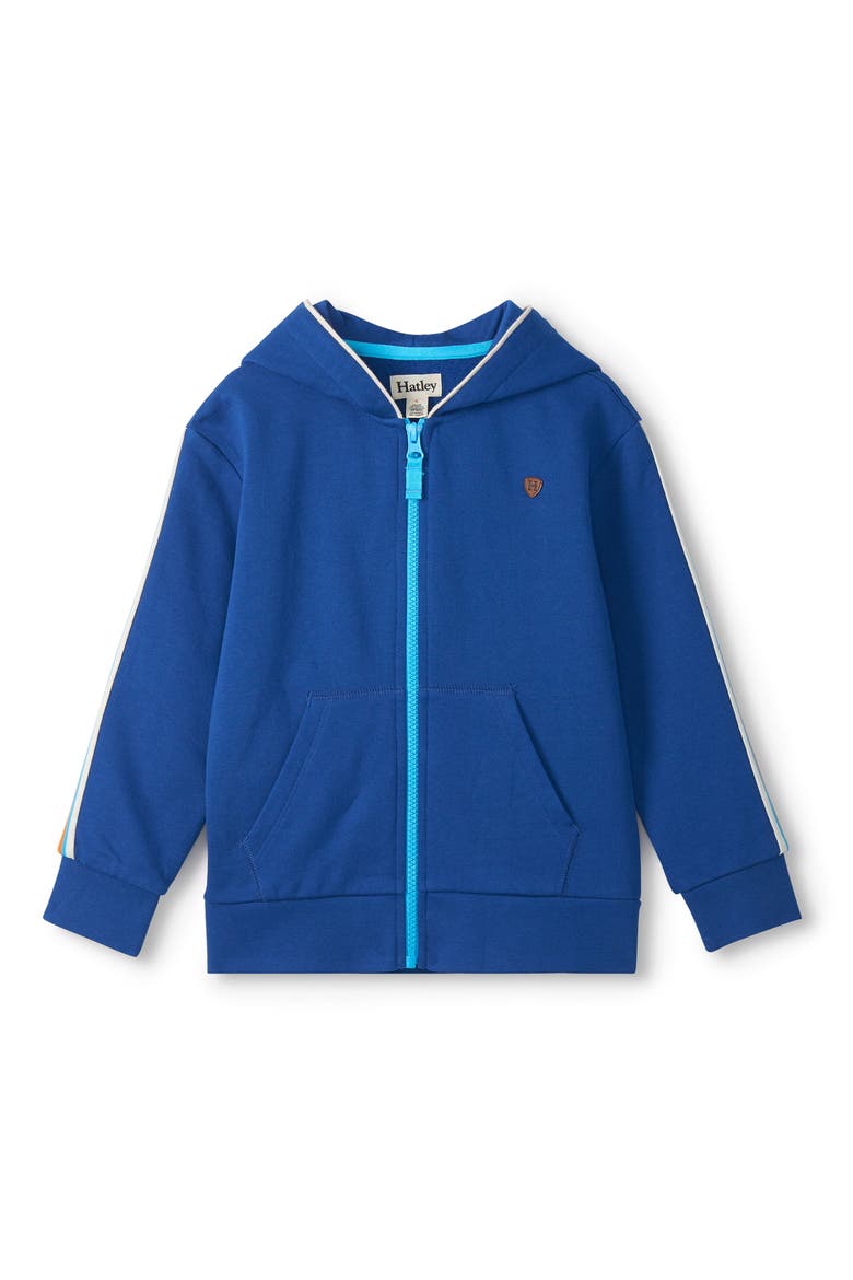 Kids' Limoges Cotton Zip-Up Hoodie, Main, color, BLUE