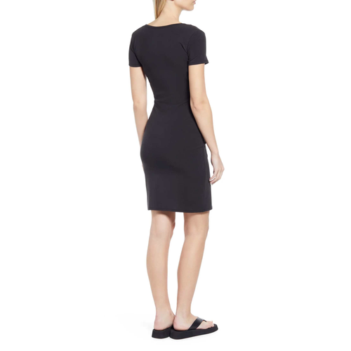 Modern Eternity Maternity Juliet Nursing Dress In Black