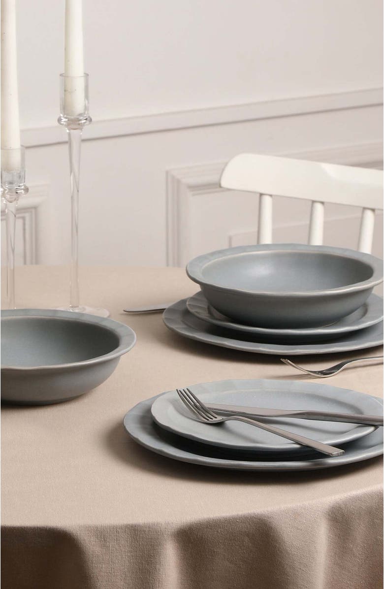 Stone Lain Oasis Stoneware 4-Piece Pasta Bowl Set, Alternate, color, Grey Blue