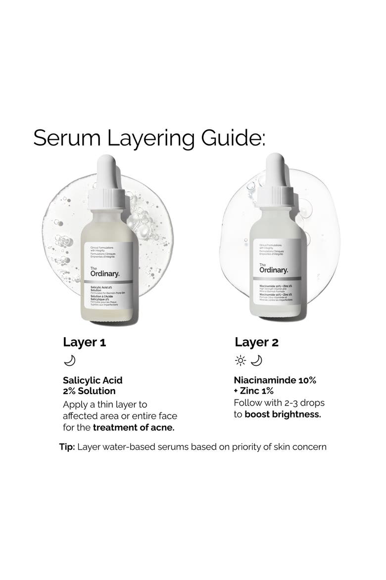 Salicylic Acid 2% Solution, Exfoliating Serum for Acne, Alternate, color, NO COLOR
