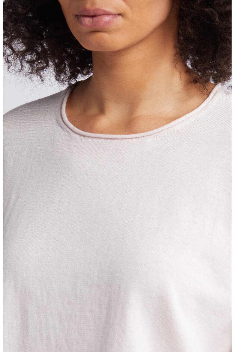 Long Sleeve Organic Cotton Top, Alternate, color, CRYSTAL PINK