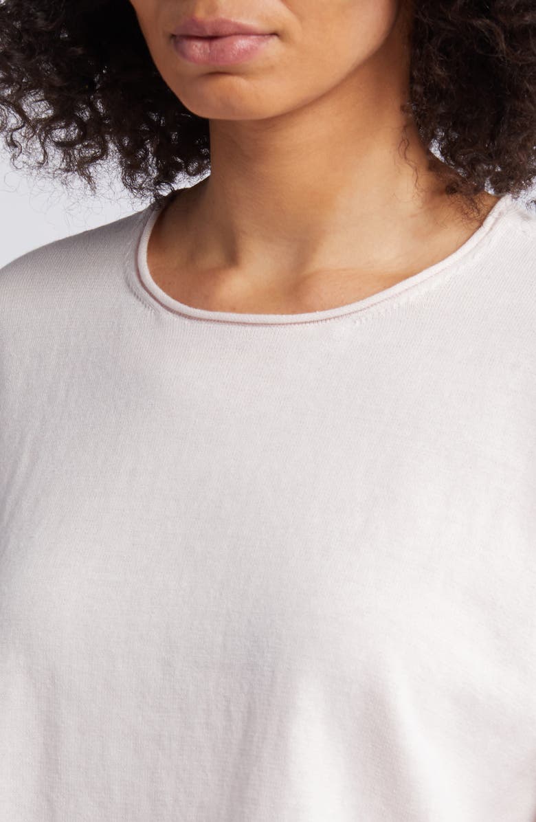Eileen Fisher Long Sleeve Organic Cotton Top, Alternate, color,